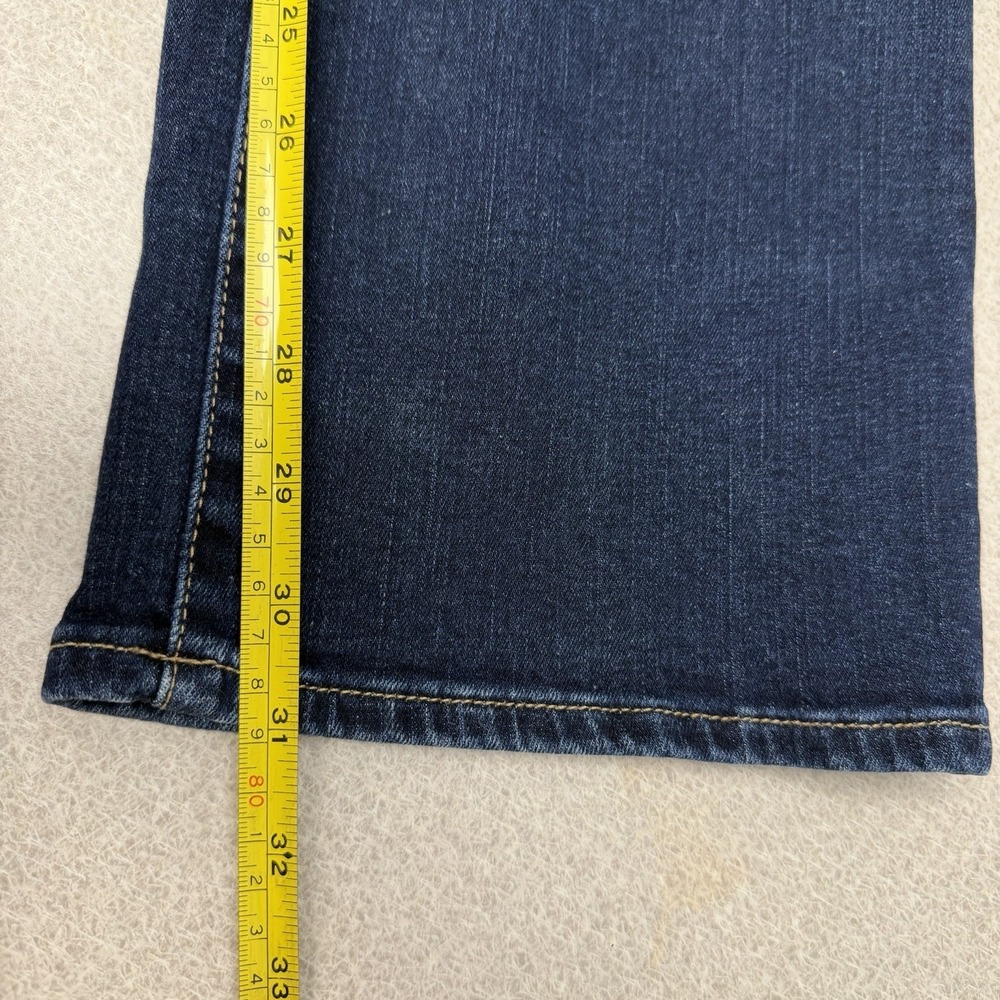 Talbots Barely Boot Jeans Women's Size 10 Dark Wash Waist 32 Inseam 31 - Picture 9 of 10